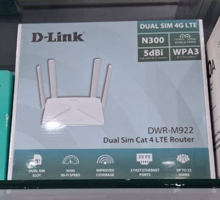 D LINK DWR-M922 DUAL SIM CAT 4 LTE ROUTER